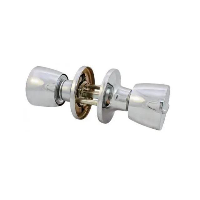 Fechadura Para Divisória 90mm Cilindrica Tubular 4149n Cromada Lockwell