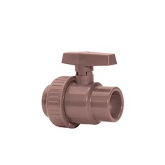 Registro de Esfera Soldável Pvc Marrom 60mm Amanco