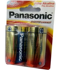 Pilha Grande D Power Alkaline C/2 2228 Panasonic