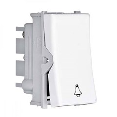 Módulo Pulsador Campainha Branco 80006 Petra/Rapid/Prisma Mec-Tronic