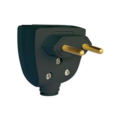 Plug Macho 2p-20a Versátil Preto 615851 Pial