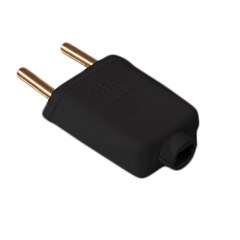 Plug Macho 2p-10a Retangular Preto 39052 Mec-Tronic