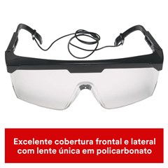 Óculos Proteção Vision 3000 Haste Regulavel Incolor 3m