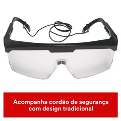 Óculos Proteção Vision 3000 Haste Regulavel Incolor 3m