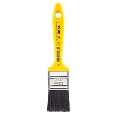 Trincha Cerdas Preta Média Para Pintura de Esmalte 1.1/2