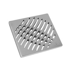 Grelha Esgoto Pvc Cromado Quadrado 100mm 27505112 Tigre