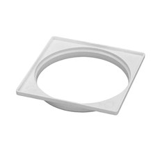 Porta-Grelha Esgoto Pvc Branco Quadrado 150mm 27591183 Tigre