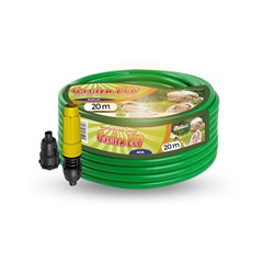 Mangueira Pvc Para Jardim Peça Com 20 Metros Garden Eco Verde 8200 Plastman