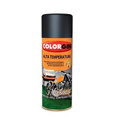 Tinta Spray Colorgin Alta Temperatura Branco Ref.5724 300ml