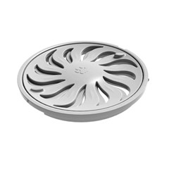 Grelha Esgoto Pvc Branco Redondo Com Fecho 100mm 27505708 Tigre