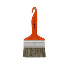 Trincha Cerdas Gris Média Para Pintura Latex E Acrílico 4