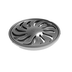 Grelha Esgoto Pvc Cromado Redondo Con Fecho 100mm 27502300 Tigre
