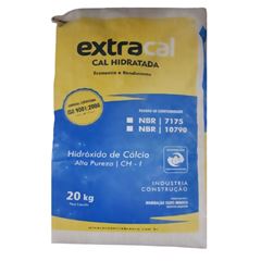 Cal Hidratada Para Argamassa Ch-I Extracal 20kg (Prd00003) Ouro Branco