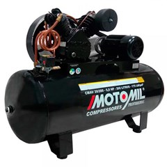 Compressor 5hp 380v 200 Litros/Minuto 20 Litros 175 Lbf/Pol² Cmav-20/200 189098 Motomil