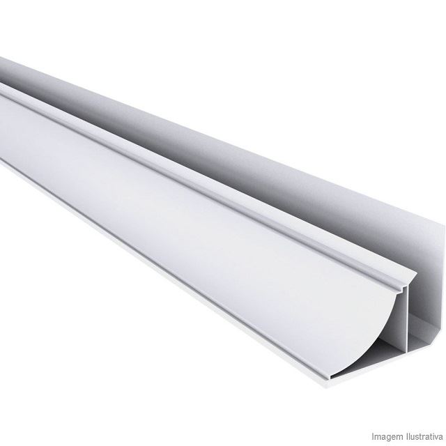 Forro PVC Perfil U Gemine Branco Barra com 6m - Bavcom Tijolão Materiais de  construção