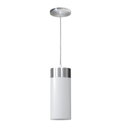 Luminária Pendente Copo Simples 1 Bocal E-27 Pvc Branco Utc10-14 Utron