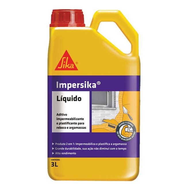 Aditivo Impermeabilizante Impersika 3l Sika