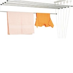 Varal de Teto Alumínio Individual 100x35cm (Vi-1) Sovarais