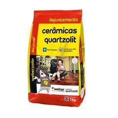 Rejunte Para Cerâmicas Flexível Palha 1kg Quartzolit