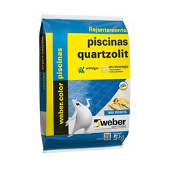 Rejunte Para Piscinas Cinza Platina 5kg Quartzolit