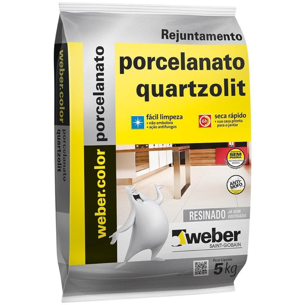 Rejunte Para Porcelanatos Cerâmicas Mármores E Granitos Superfino Palha 5kg Quartzolit