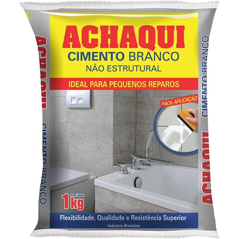 Cimento Branco 1kg Achaqui