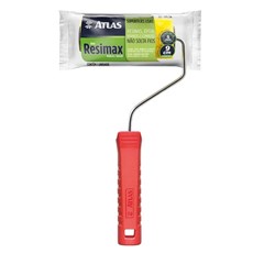 Rolo Lã Sintética Baixa  Resimax Para Pintura Com Suporte 9cm 339/9a Atlas