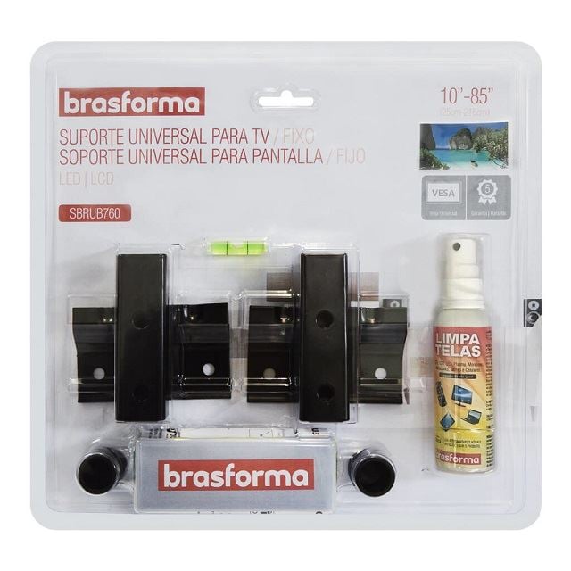 Suporte para Tv de 10'' a 85'' Preto - Brasforma