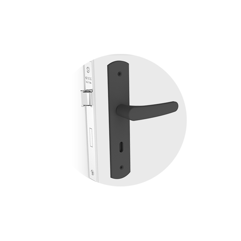 Fechadura Ipanema Interna Maçaneta Reta Espelho 27 Preta 03022.0640.92 Soprano