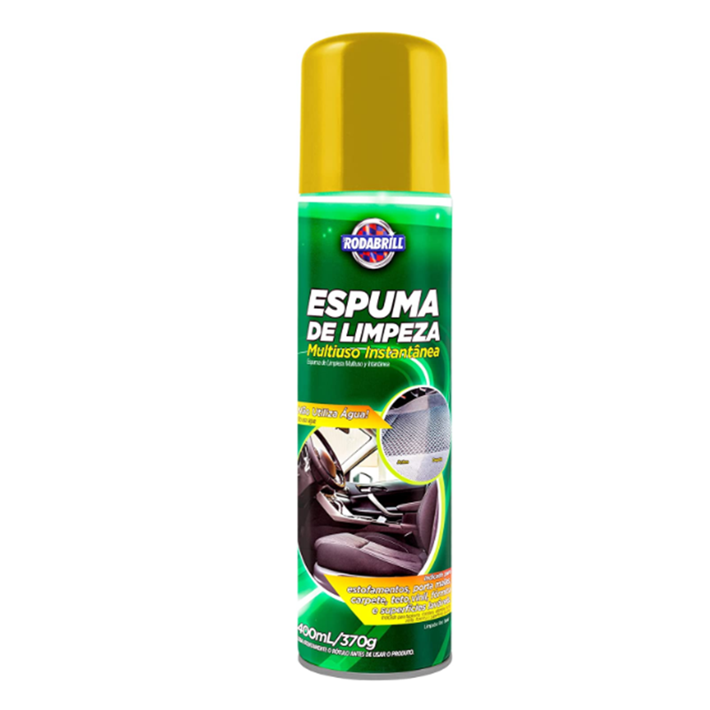 Espuma Multiuso Limpeza Geral Spray 400ml/370g Rodabrill