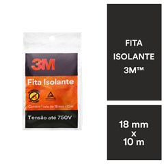 Fita Isolante 18mmx10m 3m