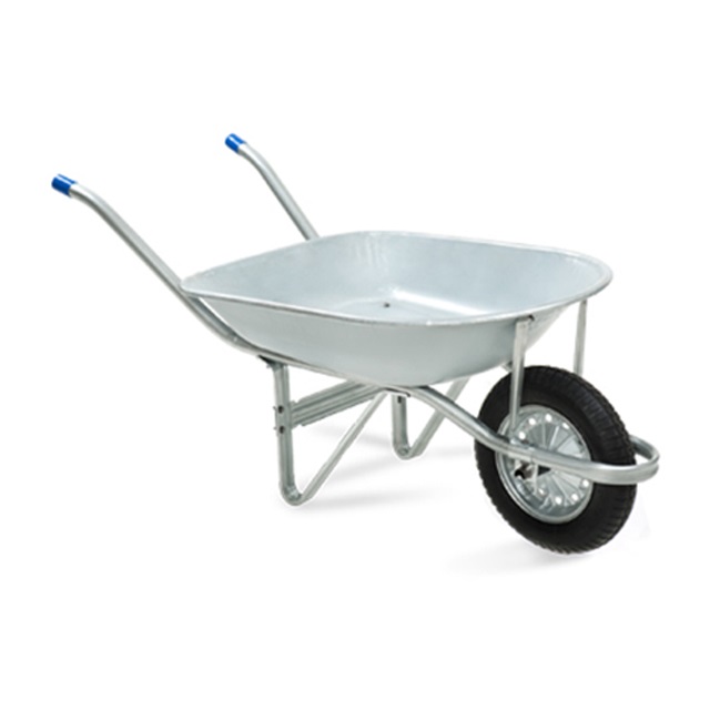 Carro de Mão Pop Galvanizado 50 Litros Chapa 26 Pneu Câmara 140 Metalosa