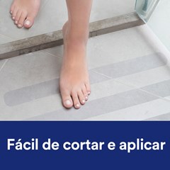 Fita Antiderrapante Banheiro 50mmx5m Transparente (Rolo) 3m Safety-Walk