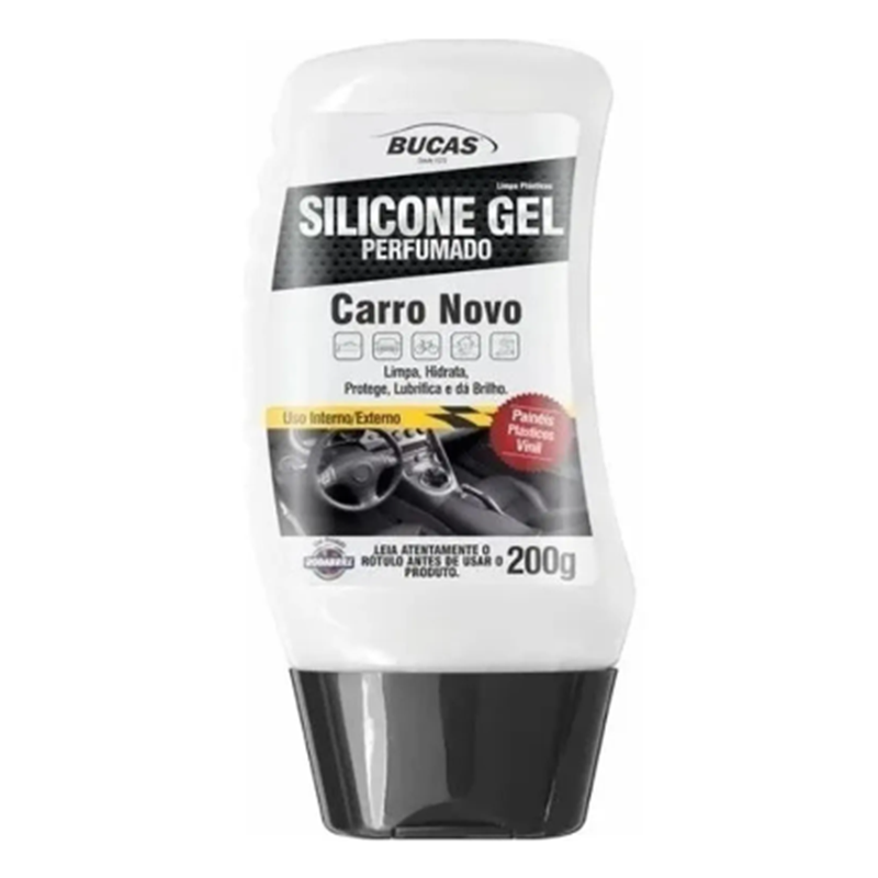 Silicone Em Gel Perfumado Carro Novo Bucas 200g Rodabrill