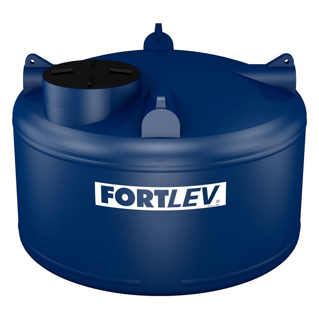 Tanque Polietileno Fortplus 5.000l Altura 151 X Base 225cm Fortlev