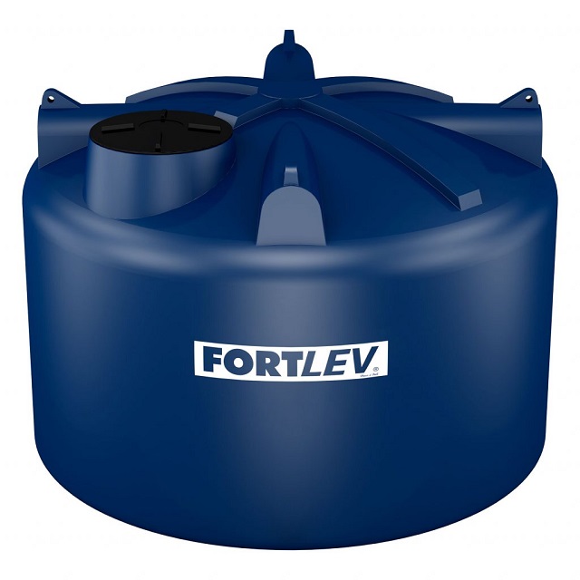 Tanque Polietileno Fortplus 10.000l Altura 193 X Base 278cm Fortlev