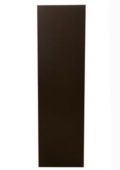 Porta de Madeira Lisa Semi-Sólida 80x210x3,5cm Wenguê Pintura Uv Borda Fitada Madelar