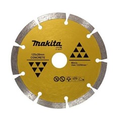 Disco de Corte Diamantado Segmentado Diâmetro 125mm Furo 20mm Para Concreto D-38261 Makita