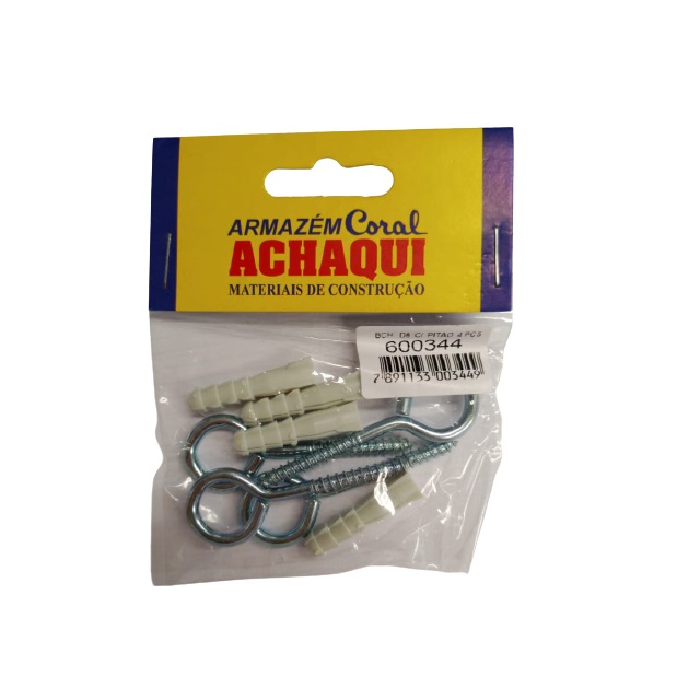 Bucha D 6 Com Pitão 4 Peças 600344 Achaqui