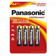Pilha Pequena Aa Power Alkaline C/4 2293 Panasonic