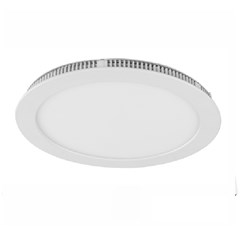 Painel Led de Embutir Redondo 24w 100 A 240v 2040lm 6500k Br Slim Led Rl23246bc Llum Bronzearte