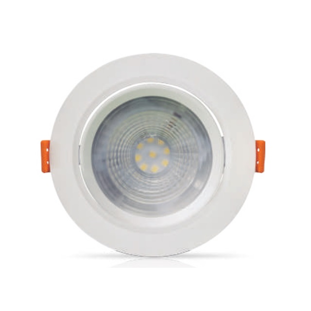 Spot Led de Embutir Redondo 3w 100 A 240v 240lm 3000k Am El086033bc Llum Bronzearte
