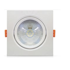 Spot Led de Embutir Quadrado 3w 100 A 240v 220lm 6500k Br El093036bc Llum Bronzearte