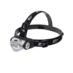 Lanterna Turbo Led Para Cabeça 8 Leds 20 Lúmens 3 Pilhas Aaa Não Inclusas Ntk (310340) Nautika