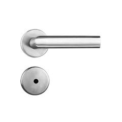 Fechadura Wc Roseta E Maçaneta Inox Escovado Linha 1400 Capri 1420/22ri 90199 Silvana