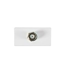 Módulo Tomada Antena Tv Coaxial Branco 80117 Mec-Plus Mec-Tronic