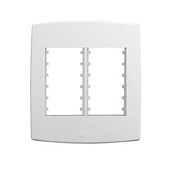 Placa 4x4 Com Suporte 6 Módulos Branca 82108 Mec-Plus Mec-Tronic