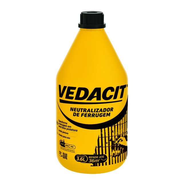 Neutralizador de Ferrugem 3,6l (Armatec Ox 7) Vedacit