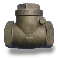 Válvula de Retenção Horizontal Em Metal 3/4