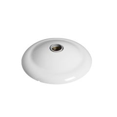 Luminária Plafon Sobrepor Redondo Decor Com 1 Bocal E-27 de Porcelana Branco 18095 Ilumi